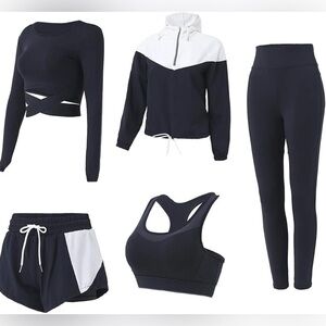 Amazon women’s workout set, size medium